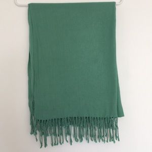 Large Green Super Soft Cashmere Pashmina